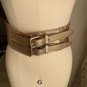 Linea Pelle  gold/bronze belt